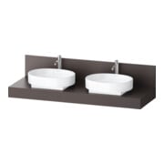 Duravit Konsole Balcoon 160x55x37cm, 2 AS, Be beids., braun ma