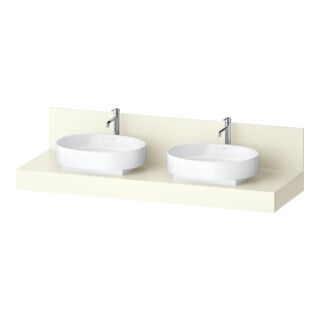 Duravit Konsole Balcoon 160x55x37cm, 2 AS, Be beids., Elfenb. ma