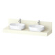 Duravit Konsole Balcoon 160x55x37cm, 2 AS, Be beids., Elfenb. ma-1