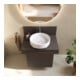 Duravit Konsole Balcoon 80x55x37cm, 1 AS Beck. mitt, braun ma