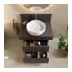 Duravit Konsole Balcoon 80x55x37cm, 1 AS Beck. mitt, braun ma