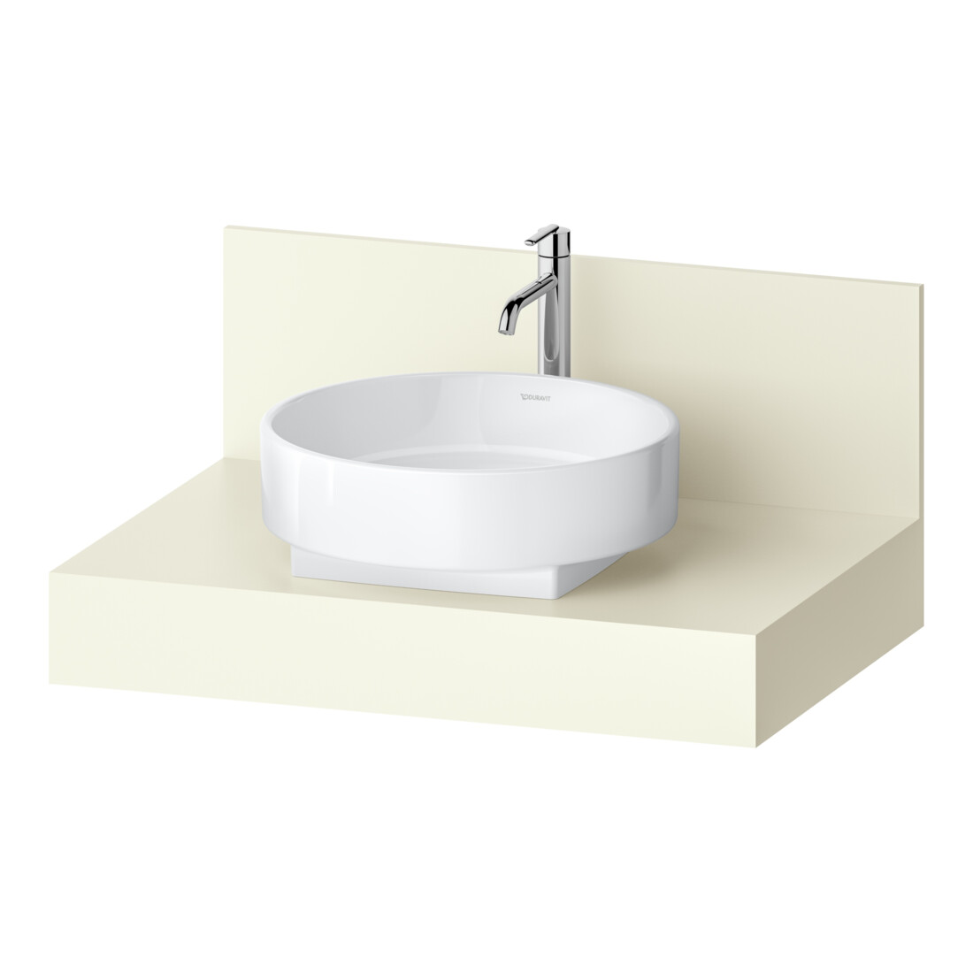 Duravit Konsole Balcoon 80x55x37cm, 1 AS Beck. mitt, Elfenb. ma