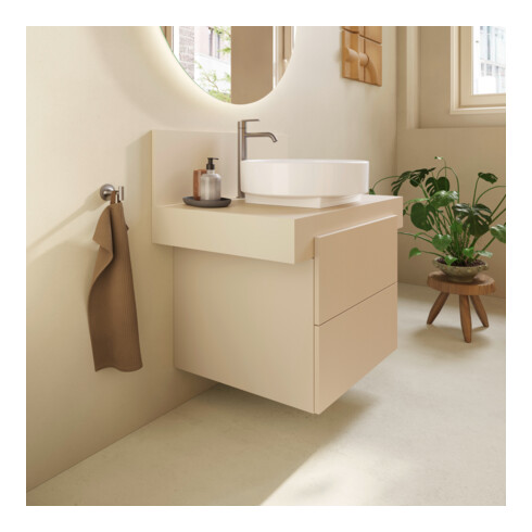 Duravit Konsole Balcoon 80x55x37cm, 1 AS Beck. mitt, s.beige ma