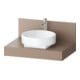 Duravit Konsole Balcoon 80x55x37cm, 1 Ausschn Beck. mitt, umb ma-1