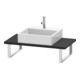 Duravit Konsole Compact L-Cube 80-200x48cm, 1 AS, Stär 3cm, graph matt-1
