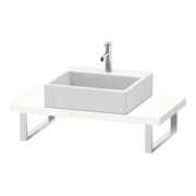 Duravit Konsole Compact L-Cube 80-200x48cm, 1 AS, Stär 4.5cm, we. hgl