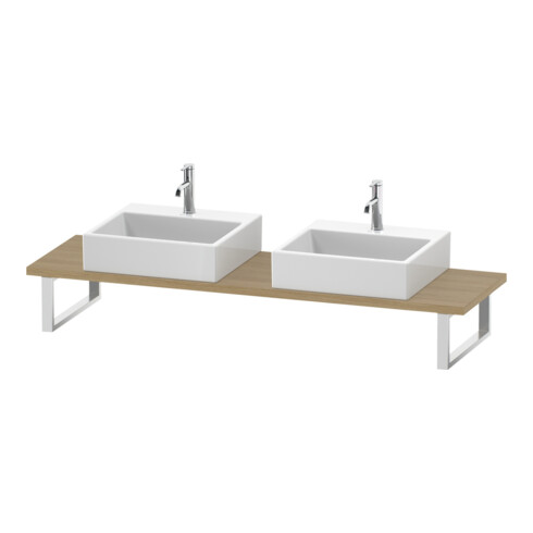 Duravit Konsole Compact L-Cube Épaisseur 3 cm, blanc œuf, pour vasque à poser, var.
