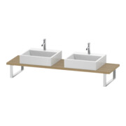 Duravit Konsole Compact L-Cube Épaisseur 3 cm, blanc œuf, pour vasque à poser, var.