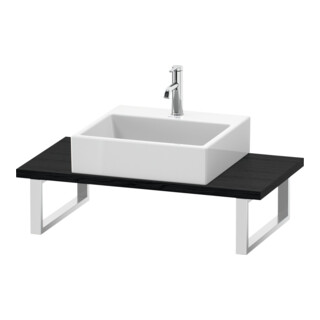 Duravit Konsole Compact L-Cube Épaisseur 3 cm, Blanc Oeuf, pour vasque à poser, variable
