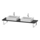 Duravit Konsole Cpmpact L-Cube 80-200x48cm, 2 A., Stä 3cm, Ei dkl. geb.-1