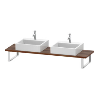 Duravit Konsole DuraStyle 80-200x48 cm, 2 A., ép. 3 cm, noyer naturel