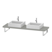 Duravit Konsole DuraStyle 80-200x48cm, 2 A., Stä 4.5cm, betongr ma