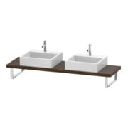 Duravit Konsole DuraStyle 80-200x48cm, 2 A., Stä 4.5cm, Nussb dkl.