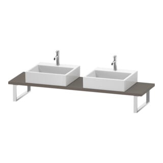 Duravit Konsole DuraStyle 80-200x48cm, 2 A., Stär 3cm, bas. ma