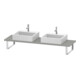 Duravit Konsole DuraStyle 80-200x48cm, 2 A., Stär 3cm, betongr ma-1
