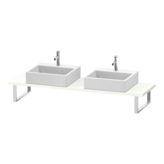 Duravit Konsole DuraStyle 80-200x48cm, 2 A., Stär 3cm, we. hgl