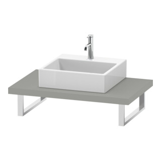 Duravit Konsole DuraStyle 80-200x55cm, 1 AS, Stä 4.5cm, betongr ma