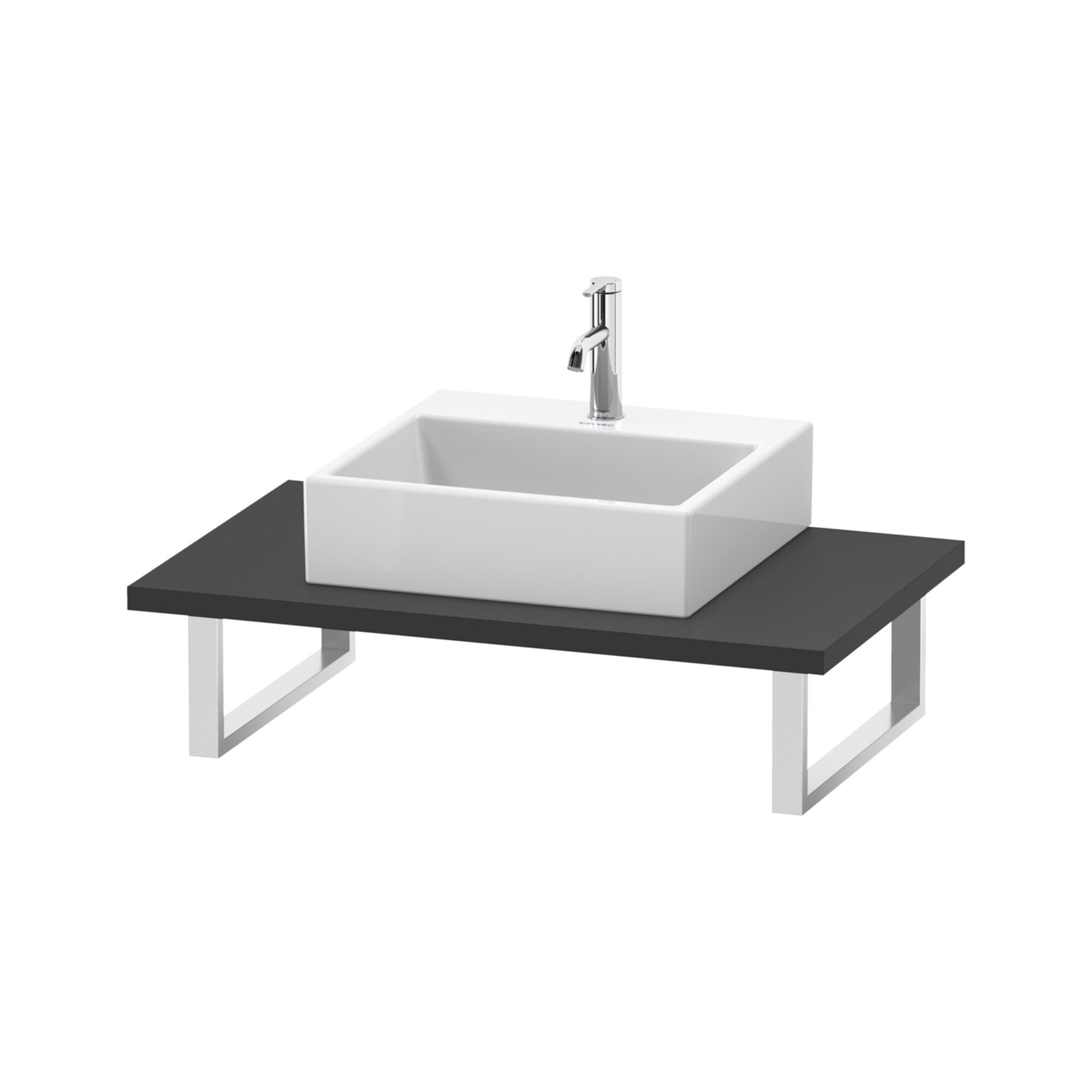 Duravit Konsole DuraStyle 80-200x55cm, 1 AS, Stär 3cm, graph ma