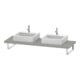 Duravit Konsole DuraStyle 80-200x55cm, 2 A., Stä 4.5cm, betongr ma-1