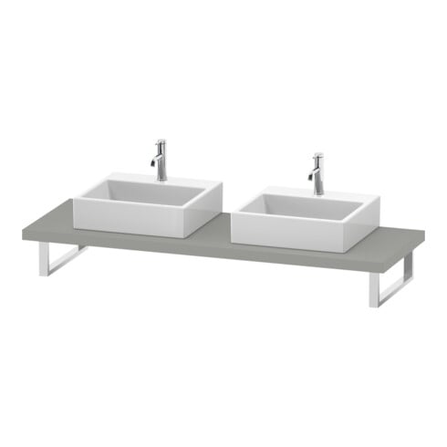 Duravit Konsole DuraStyle 80-200x55cm, 2 A., Stä 4.5cm, betongr ma