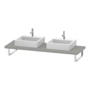 Duravit Konsole DuraStyle 80-200x55cm, 2 A., Stä 4.5cm, betongr ma