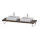 Duravit Konsole DuraStyle 80-200x55cm, 2 A., Stä 4.5cm, Nussb dkl.-1