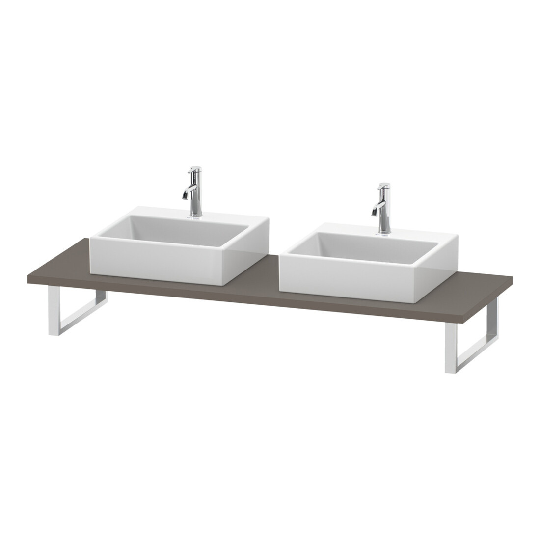 Duravit Konsole DuraStyle 80-200x55cm, 2 A., Stär 3cm, bas. ma