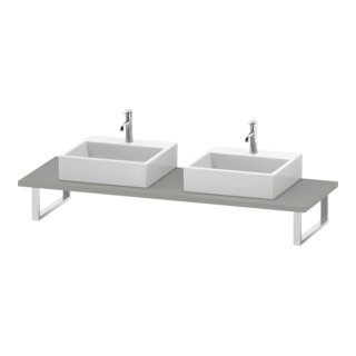 Duravit Konsole DuraStyle 80-200x55cm, 2 A., Stär 3cm, betongr ma