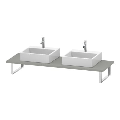 Duravit Konsole DuraStyle 80-200x55cm, 2 A., Stär 3cm, betongr ma