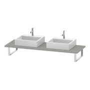 Duravit Konsole DuraStyle 80-200x55cm, 2 A., Stär 3cm, betongr ma
