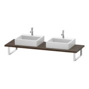 Duravit Konsole DuraStyle 80-200x55cm, 2 A., Stär 3cm, Nussb dkl.