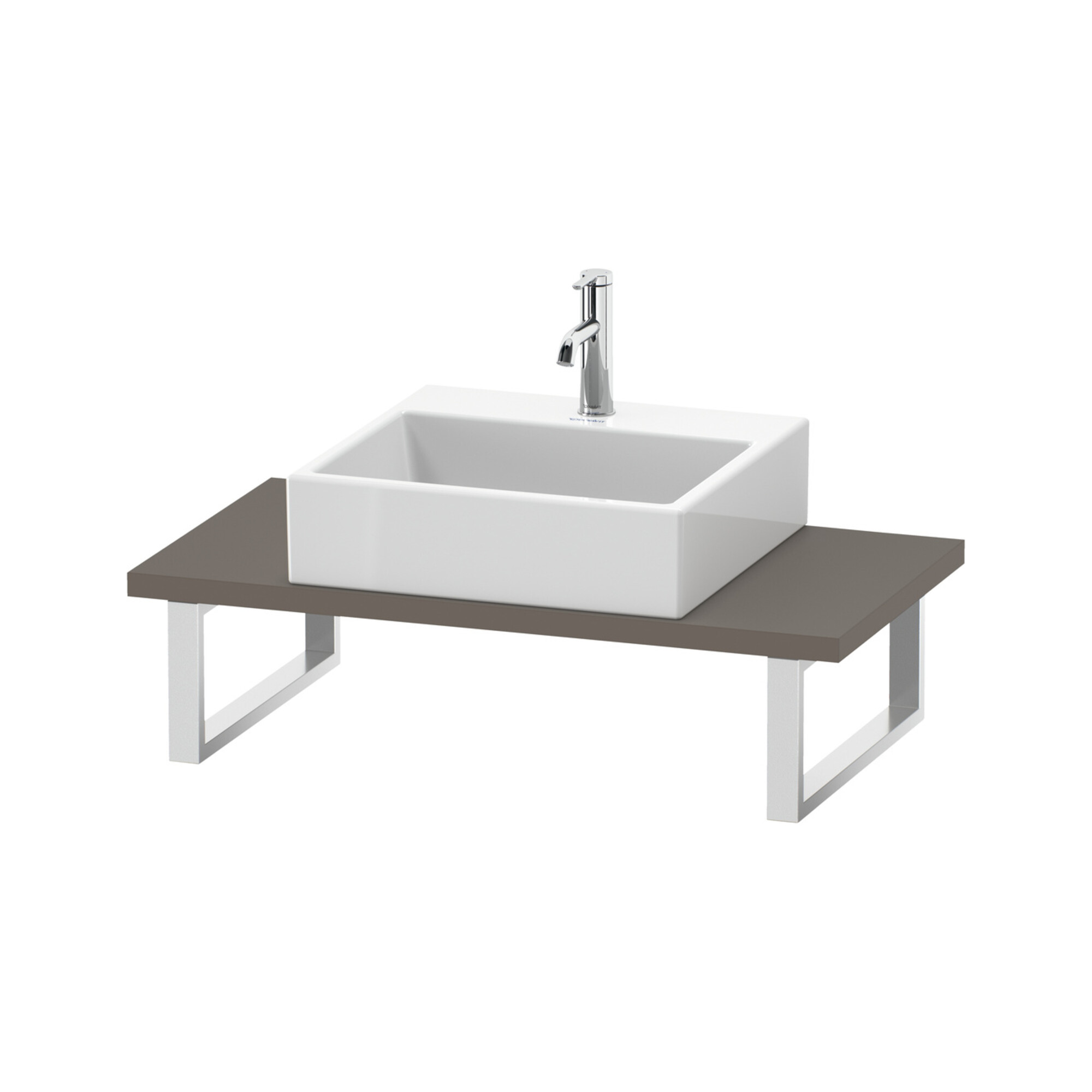 Duravit Konsole DuraStyle Compact 80-200x48cm, 1 AS, Stär 3cm, bas. ma