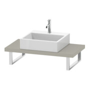 Duravit Konsole DuraStyle Compact 80-200x48cm, 1 Ausschn, Stär 4.5cm, Tau