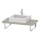 Duravit Konsole DuraStyle Compact 80-200x48cm, 1 découpe, ép. 4,5 cm, taupe-1