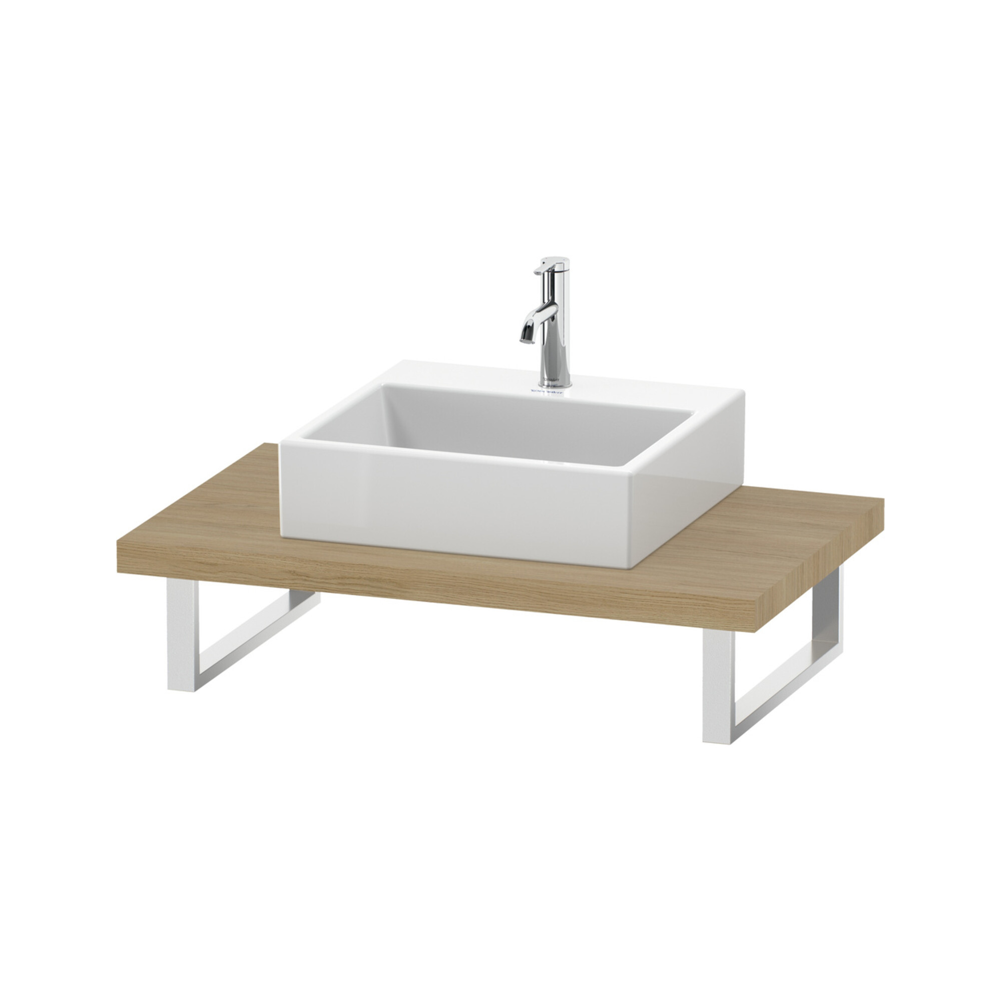 Duravit Konsole DuraStyle f AWT, 1 Ausschn, Stärke 4.5cm, Ei Nat