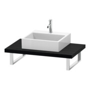Duravit Konsole DuraStyle f AWT, 1 Ausschn, Stärke 4.5cm, Ei sw