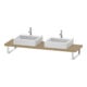 Duravit Konsole DuraStyle f AWT, 2 Ausschn, Stärke 4.5cm, Ei Nat-1