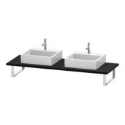 Duravit Konsole DuraStyle pour AWT, 2 découpes, épaisseur 3 cm, blanc œuf