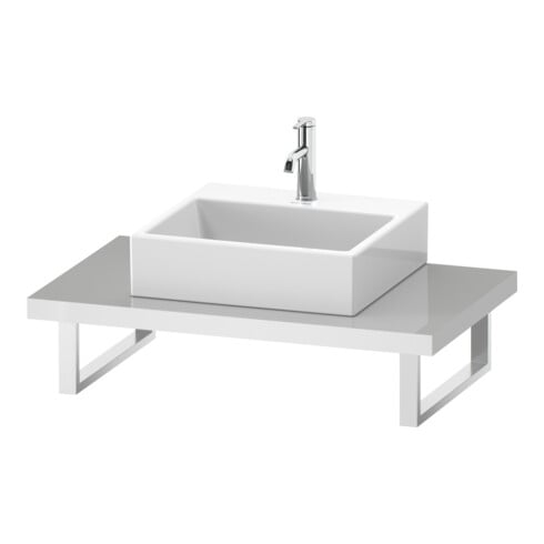 Duravit Konsole L-Cube 80-200x55cm, 1 AS, Stä 4.5cm, E d geb.