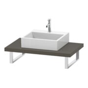 Duravit Konsole L-Cube 80-200x55cm, 1 AS, Stä 4.5cm, f G s-matt