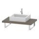 Duravit Konsole L-Cube 80-200x55cm, 1 AS, Stä 4.5cm, f Gr hgl-1