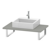 Duravit Konsole L-Cube 80-200x55cm, 1 AS, Stär 3cm, betongr ma