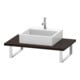 Duravit Konsole L-Cube 80-200x55cm, 1 AS, Stär 3cm, Nussb geb.-1
