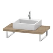 Duravit Konsole L-Cube 80-200x55cm, 1 AS, Stär 4.5cm, Ei marm.