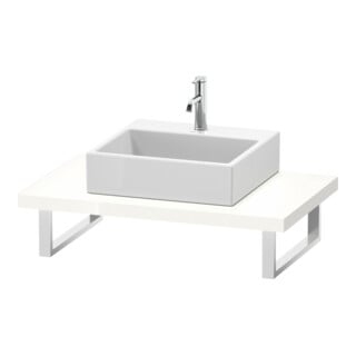 Duravit Konsole L-Cube 80-200x55cm, 1 AS, Stär 4.5cm, we. hgl
