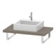 Duravit Konsole L-Cube 80-200x55cm, 1 Ausschn, Stär 4.5cm, lei-1