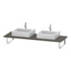 Duravit Konsole L-Cube 80-200x55cm, 2 A., Stä 3cm, f Gr s-matt-1