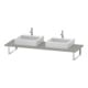 Duravit Konsole L-Cube 80-200x55cm, 2 A., Stär 3cm, betongr ma-1