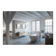 Duravit Konsole L-Cube 80-200x55cm, 2 A., Stär 3cm, med. Ei