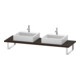Duravit Konsole L-Cube 80-200x55cm, 2 A., Stär 3cm, Nussb geb.-1